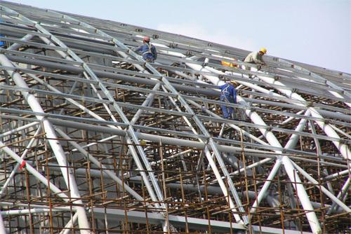 球形網架的施工安裝這些細節工程人員要知曉